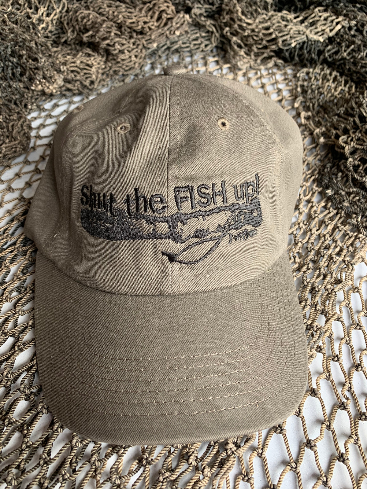 Shut The Fish Up Adjustable Hat