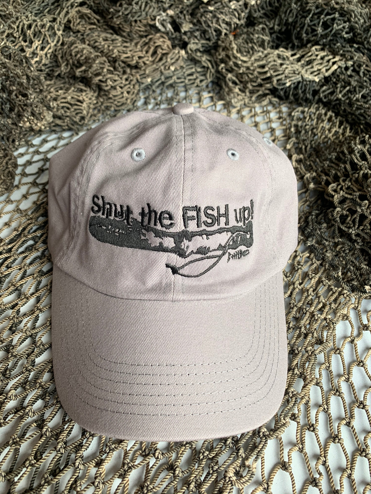 Shut The Fish Up Adjustable Hat