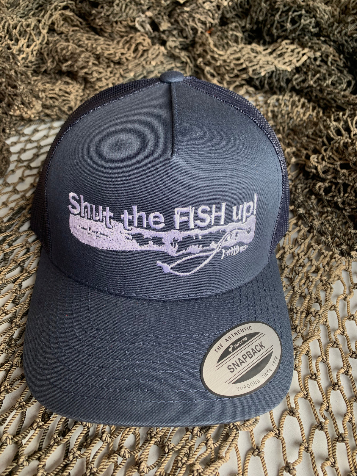 Shut The Fish Up Snapback Hat
